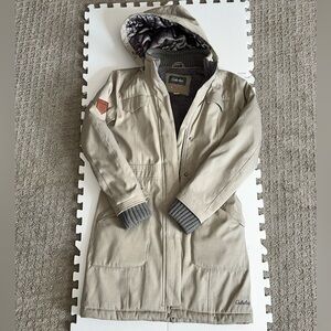 Cabela's Light Tan Hooded Coat